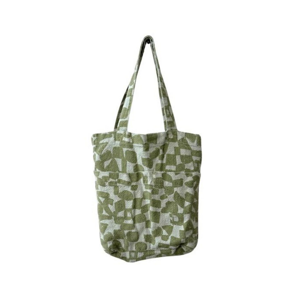 Petite Tote -  Matcha & Sage Checks