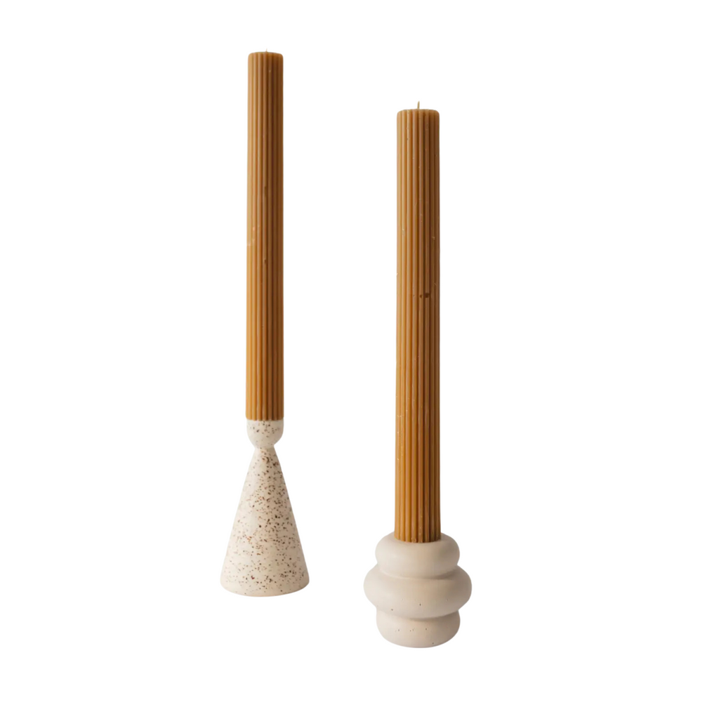 Groove Beeswax Taper Candles