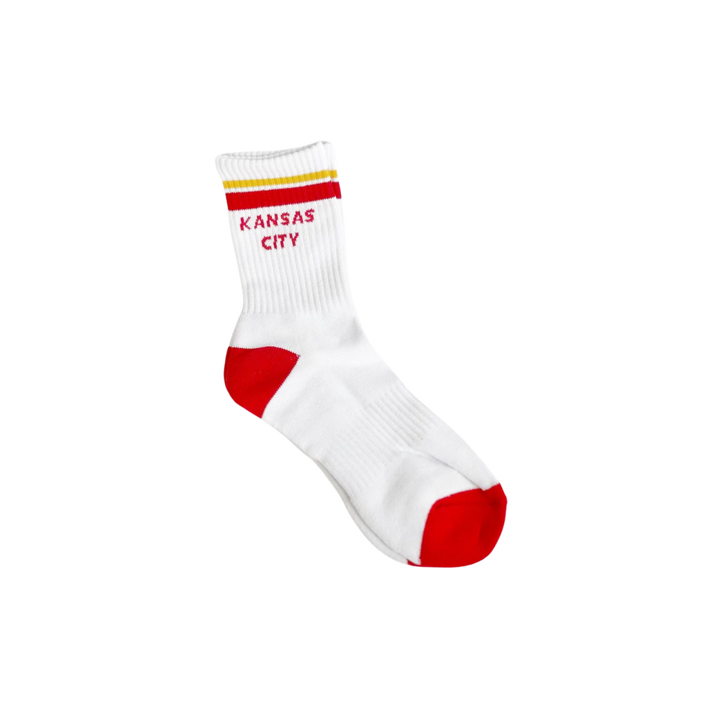 Kansas City Crew Socks - Red & Yellow