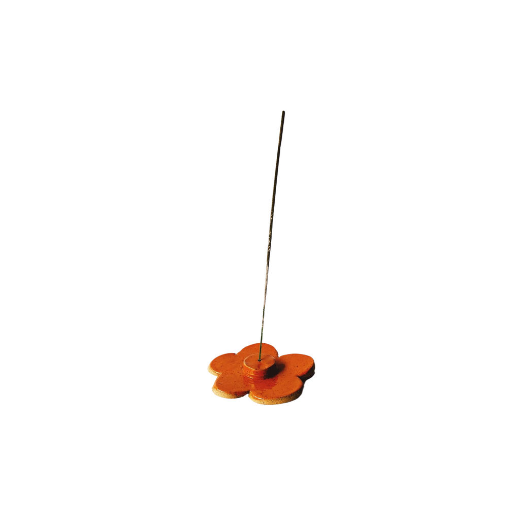 Daisy Incense Holder - Orange