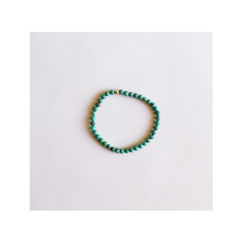 Turquoise + Gold Bracelet