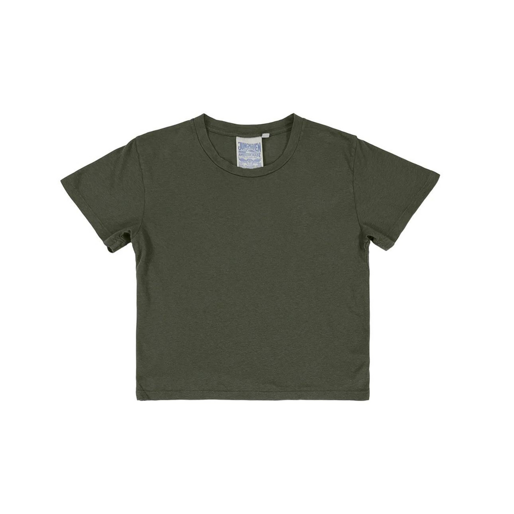 Cropped Ojai Tee - Olive