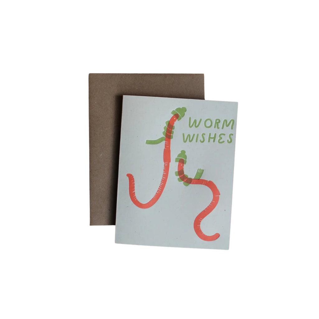 Worm Wishes Card