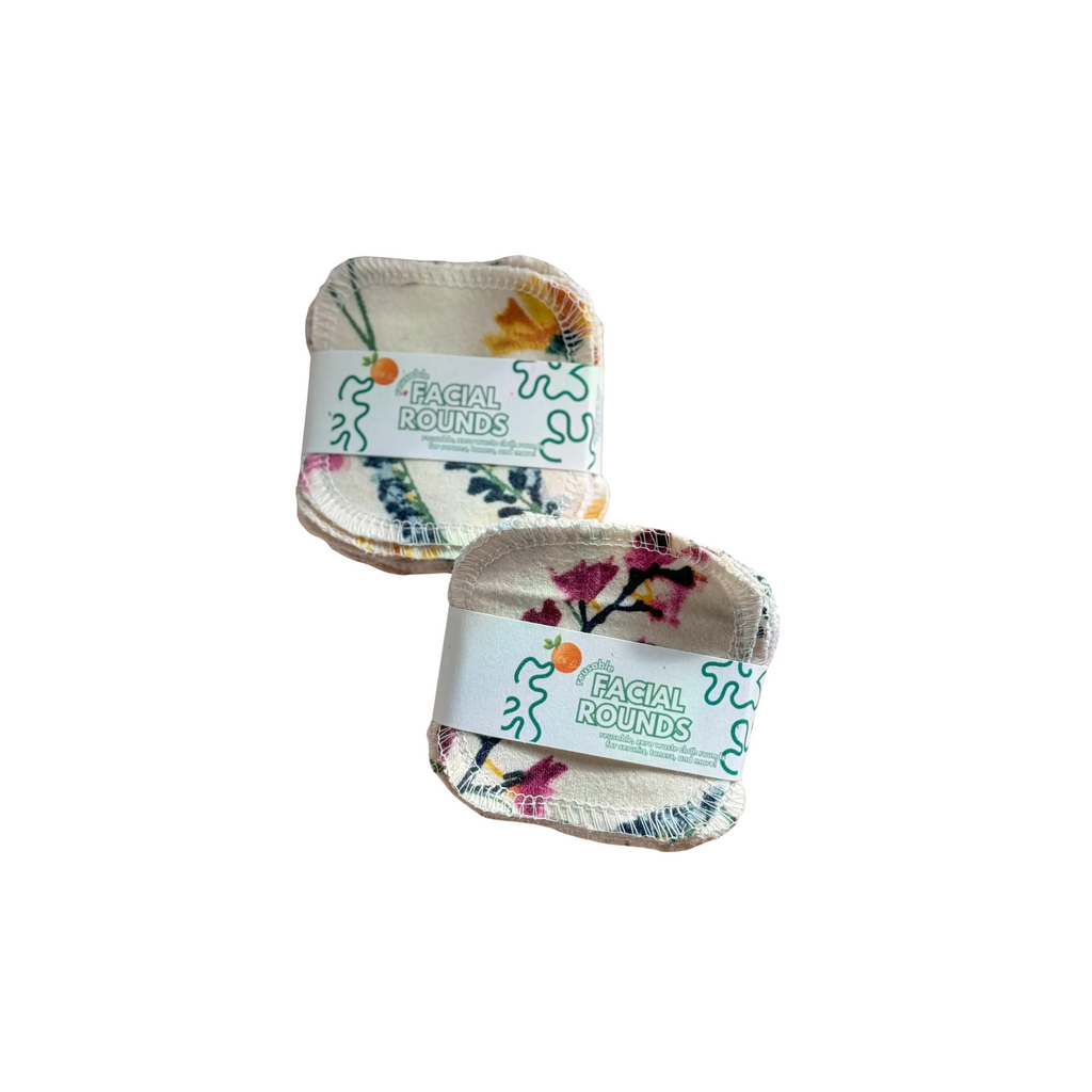 Floral Reusable Facial Rounds