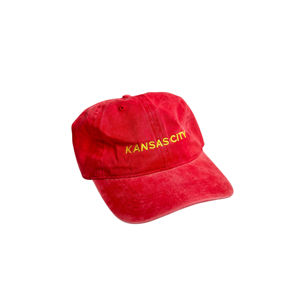 Kansas City Red Embroidered Hat - Youth