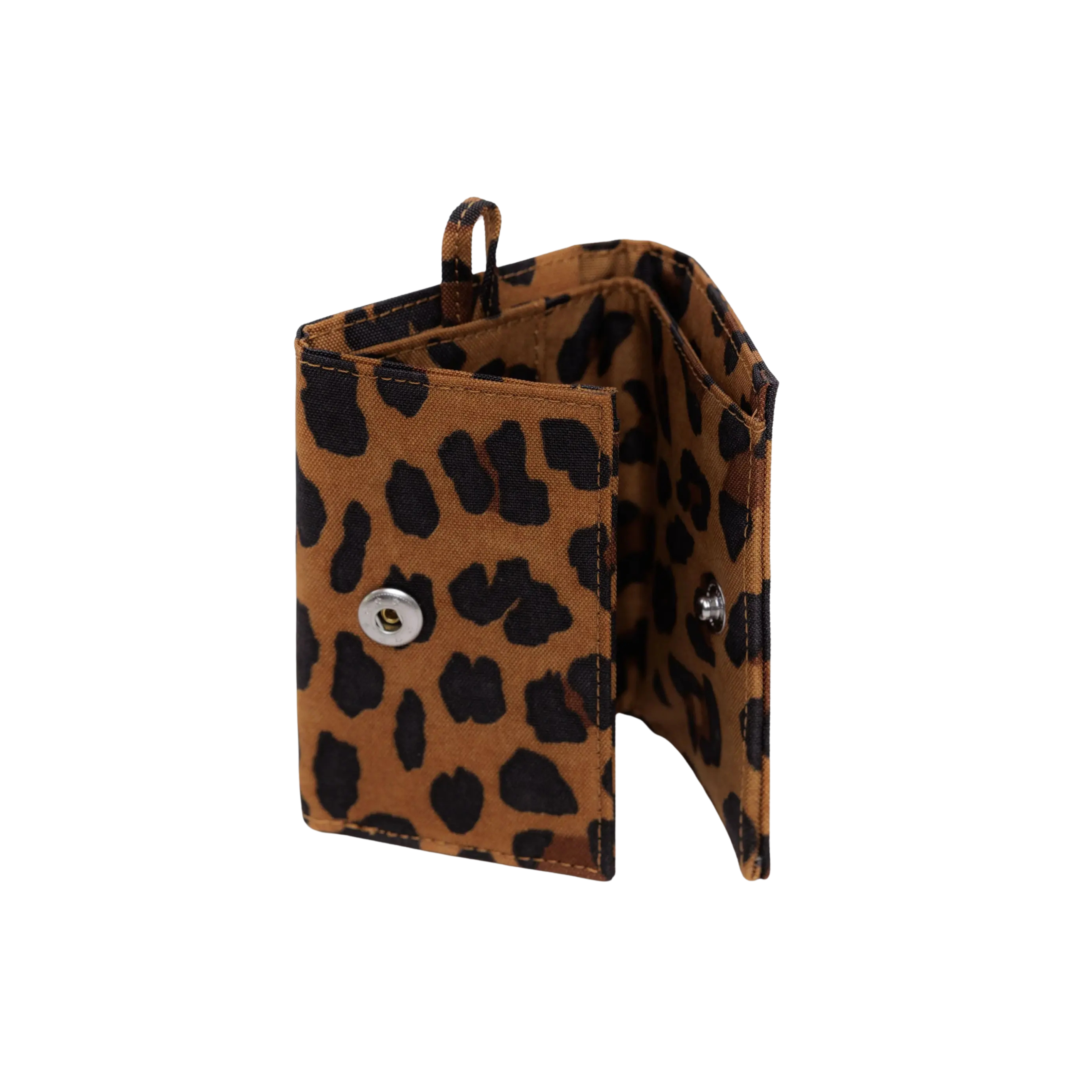 Leopard Snap Wallet