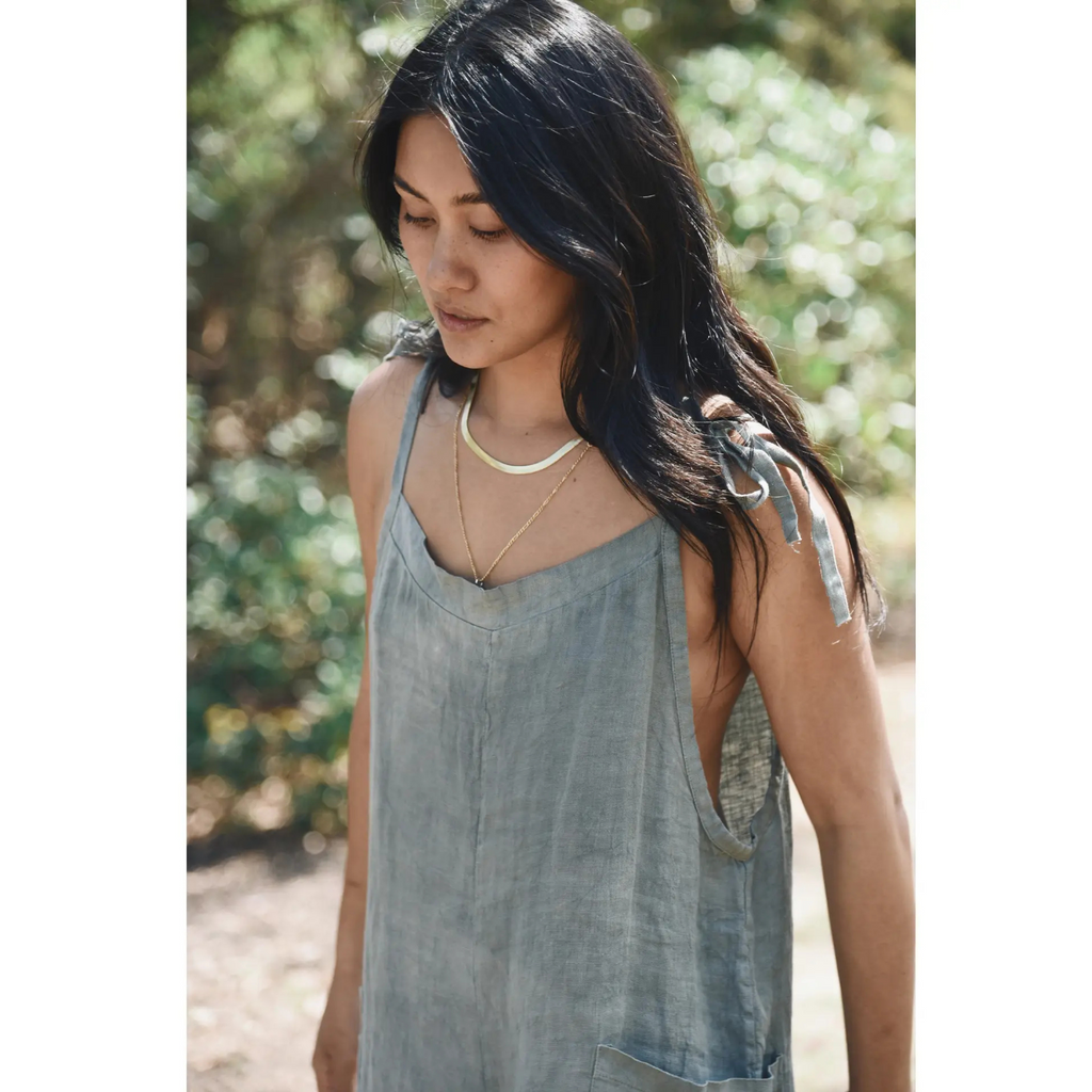 Linen Overall - Fern