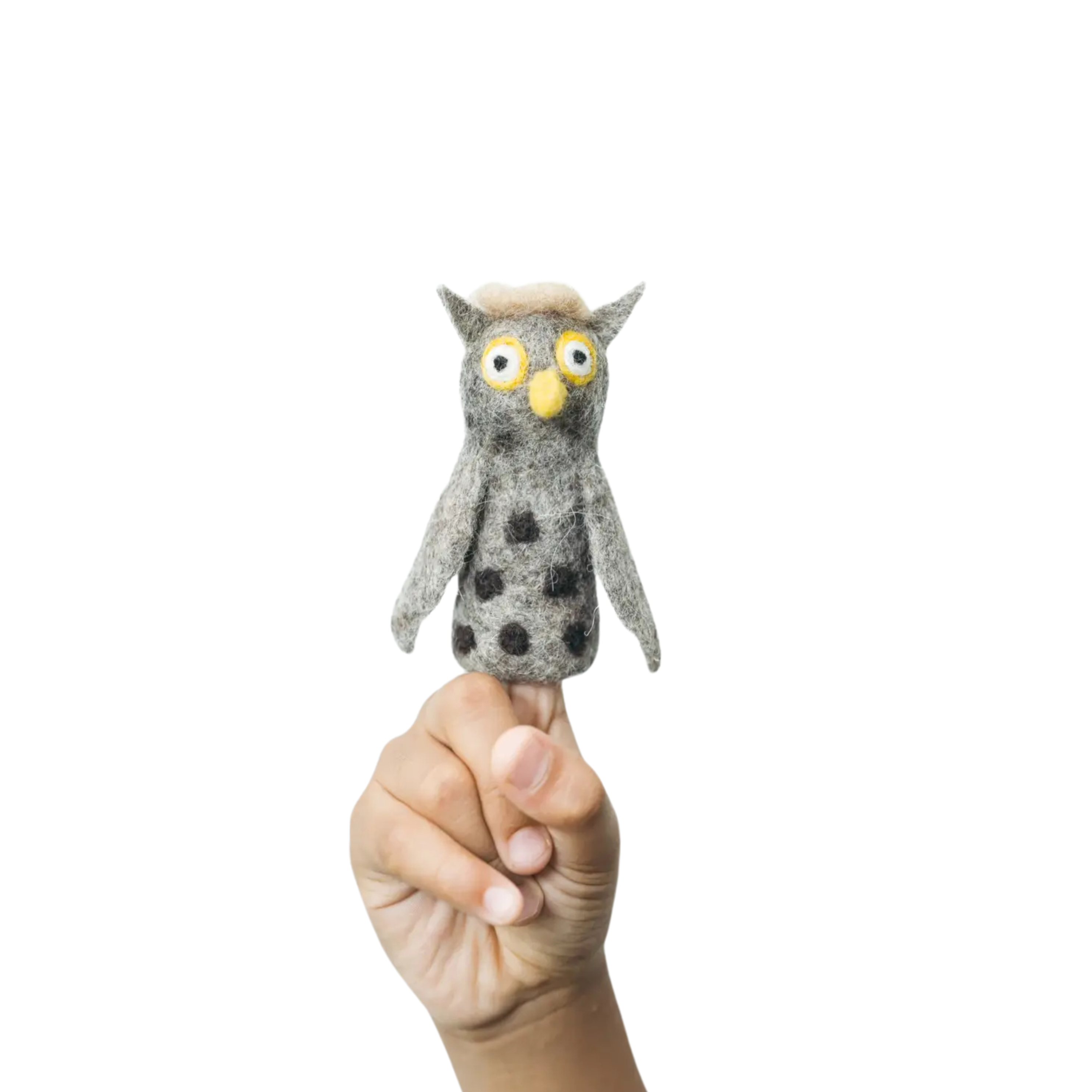 Felt Finger Puppet - Owl