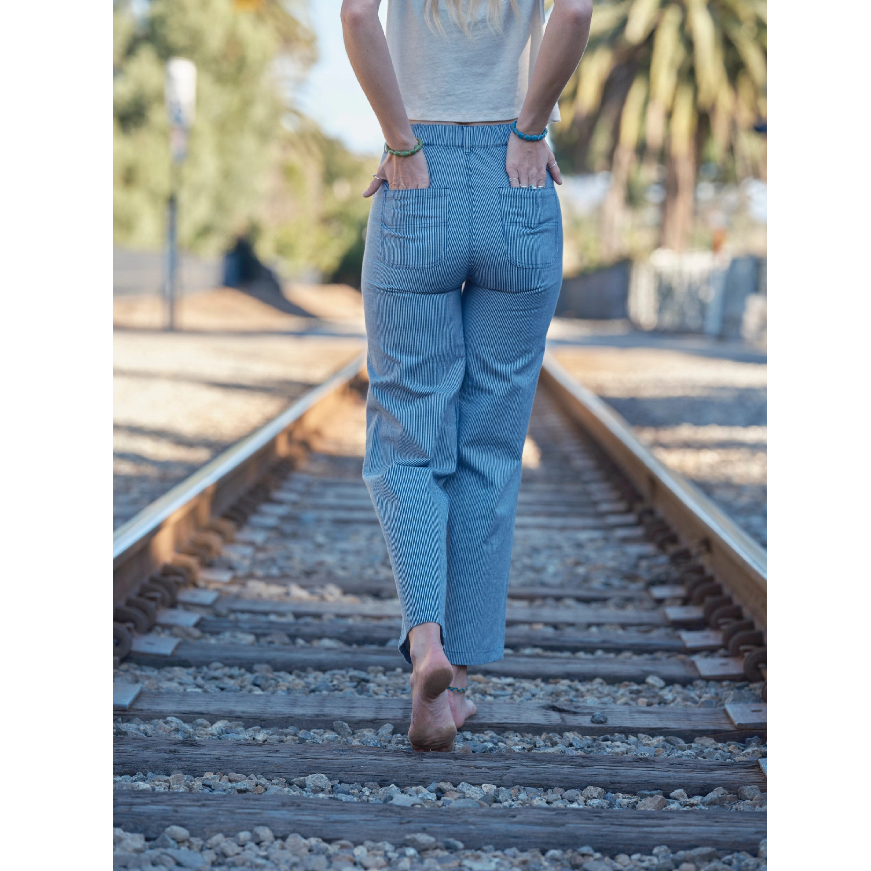 Painter Pants - Railroad Stripe