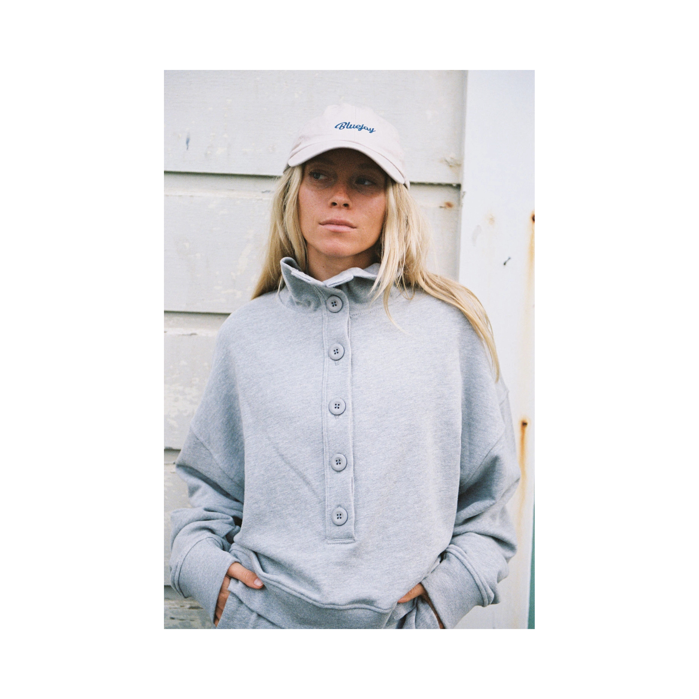 Vintage Terry Pullover - Heather Gray