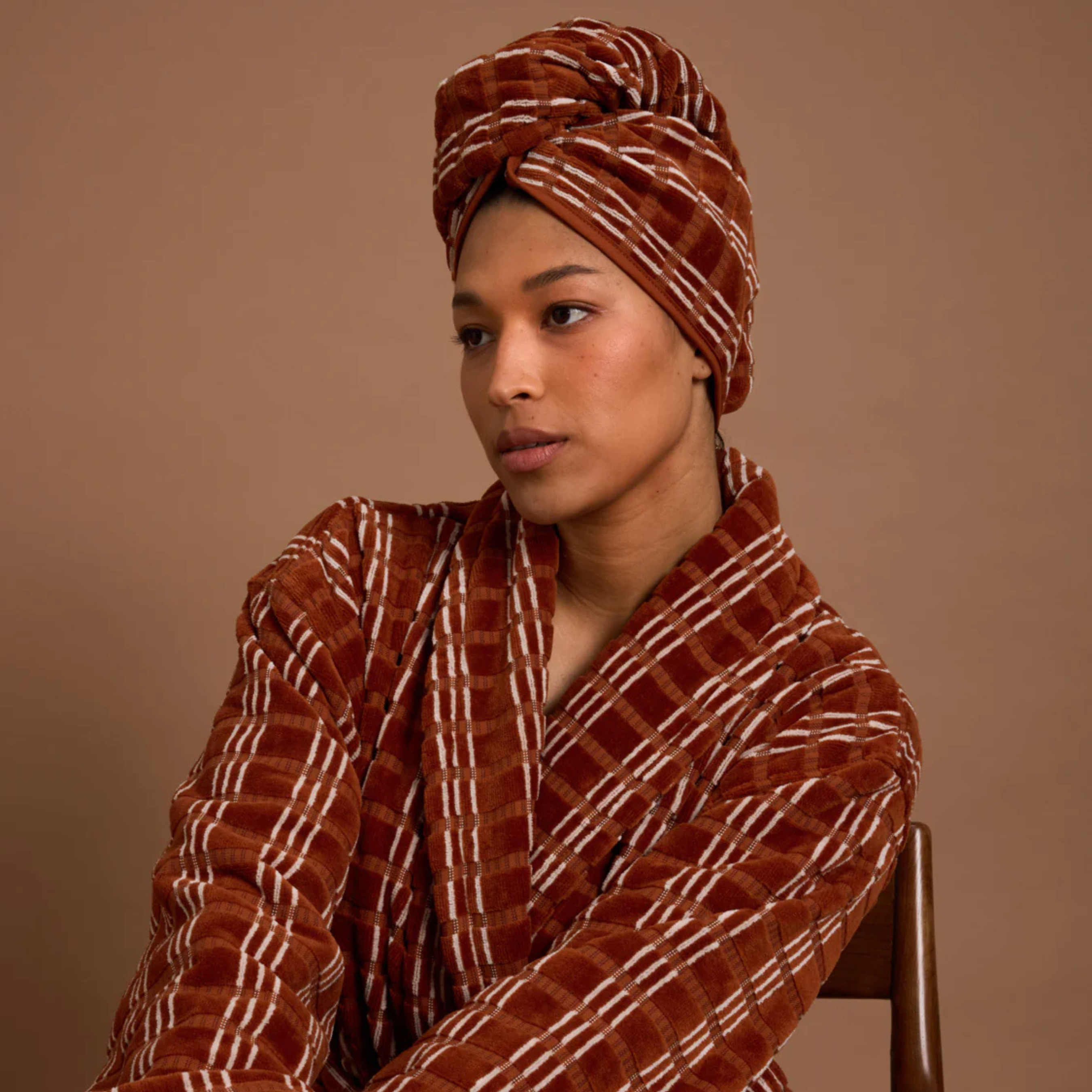 Hair Wrap - Terracotta