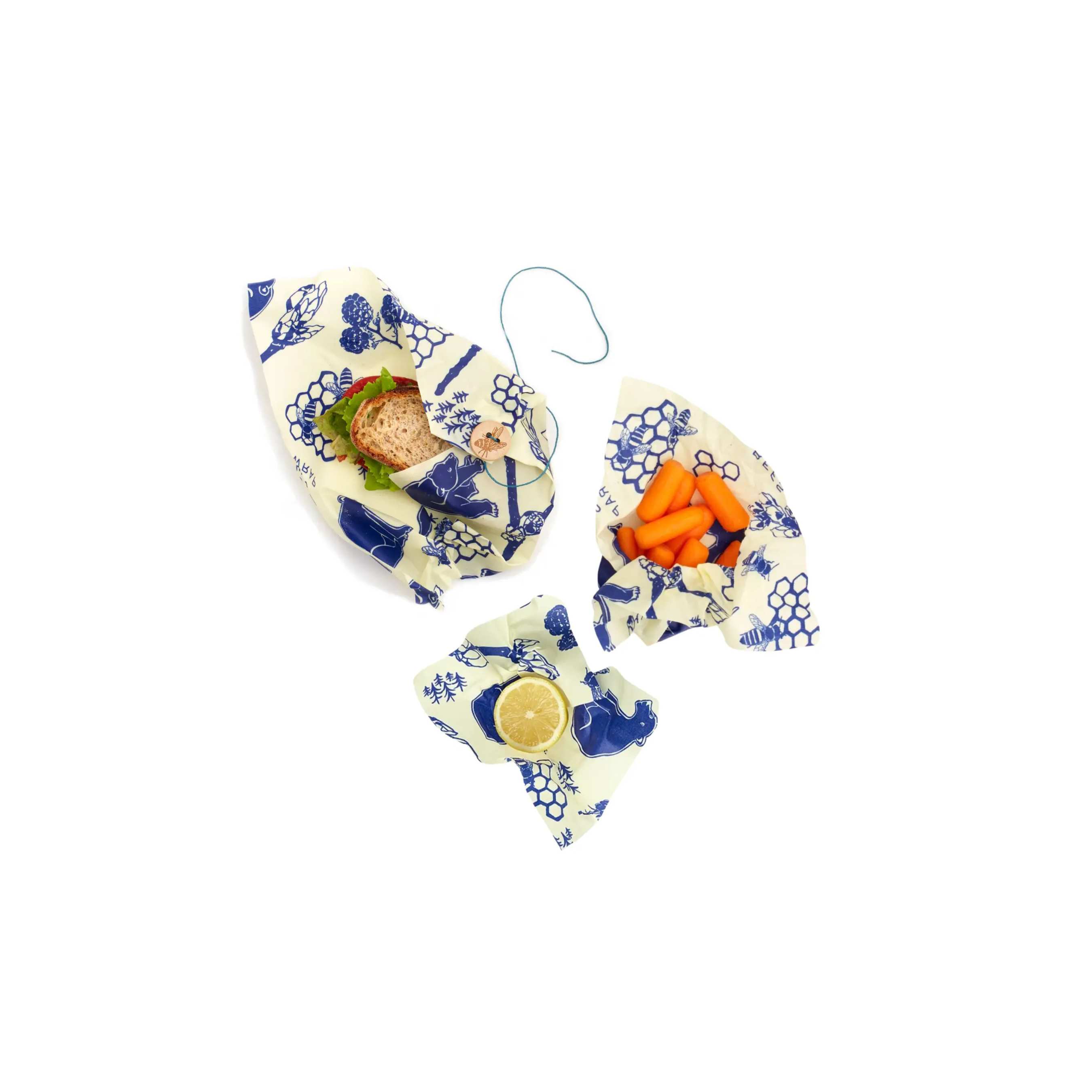 Bees' Wrap Lunch 3 Pack - Bears