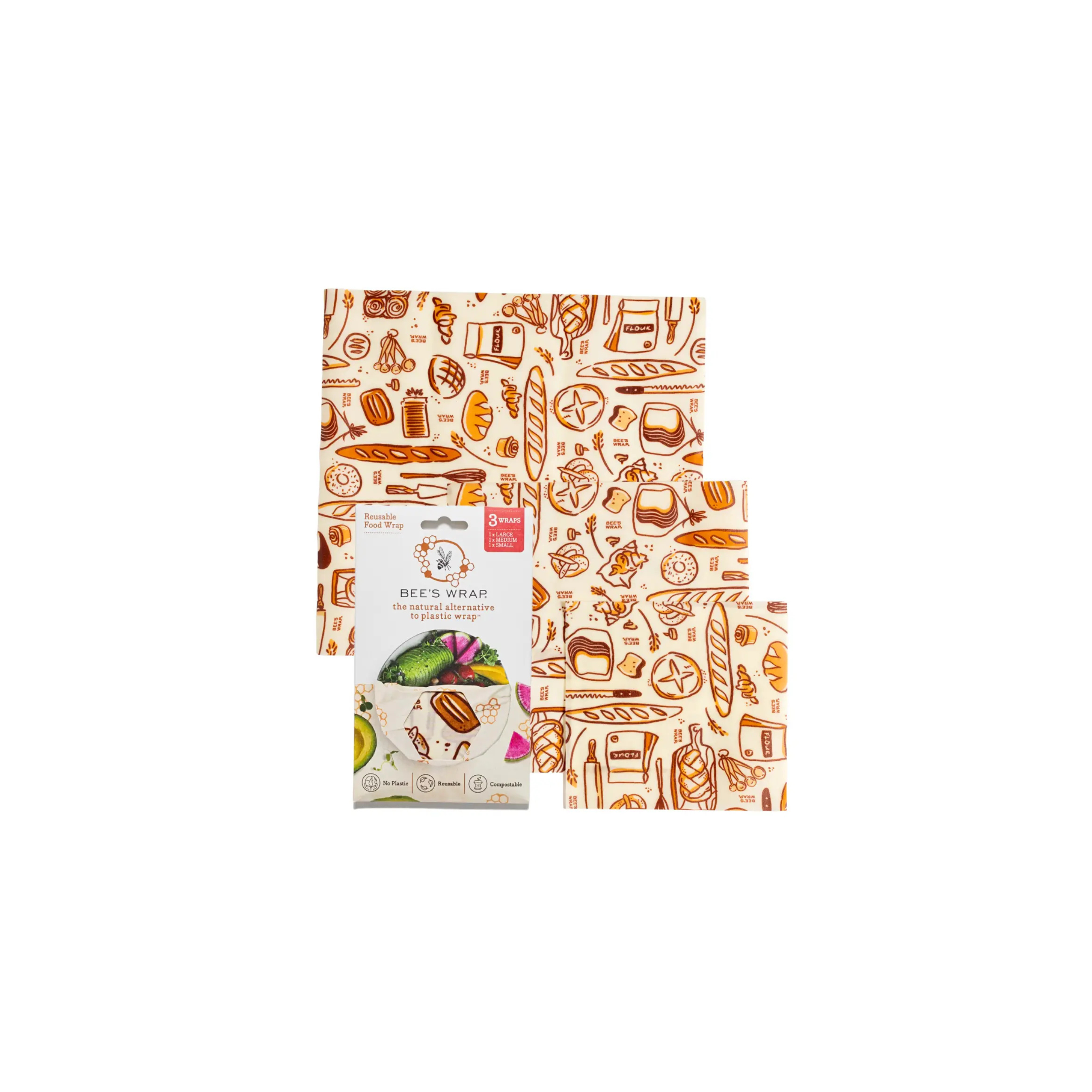 Bees' Wrap 3 Pack - Bakery Lane
