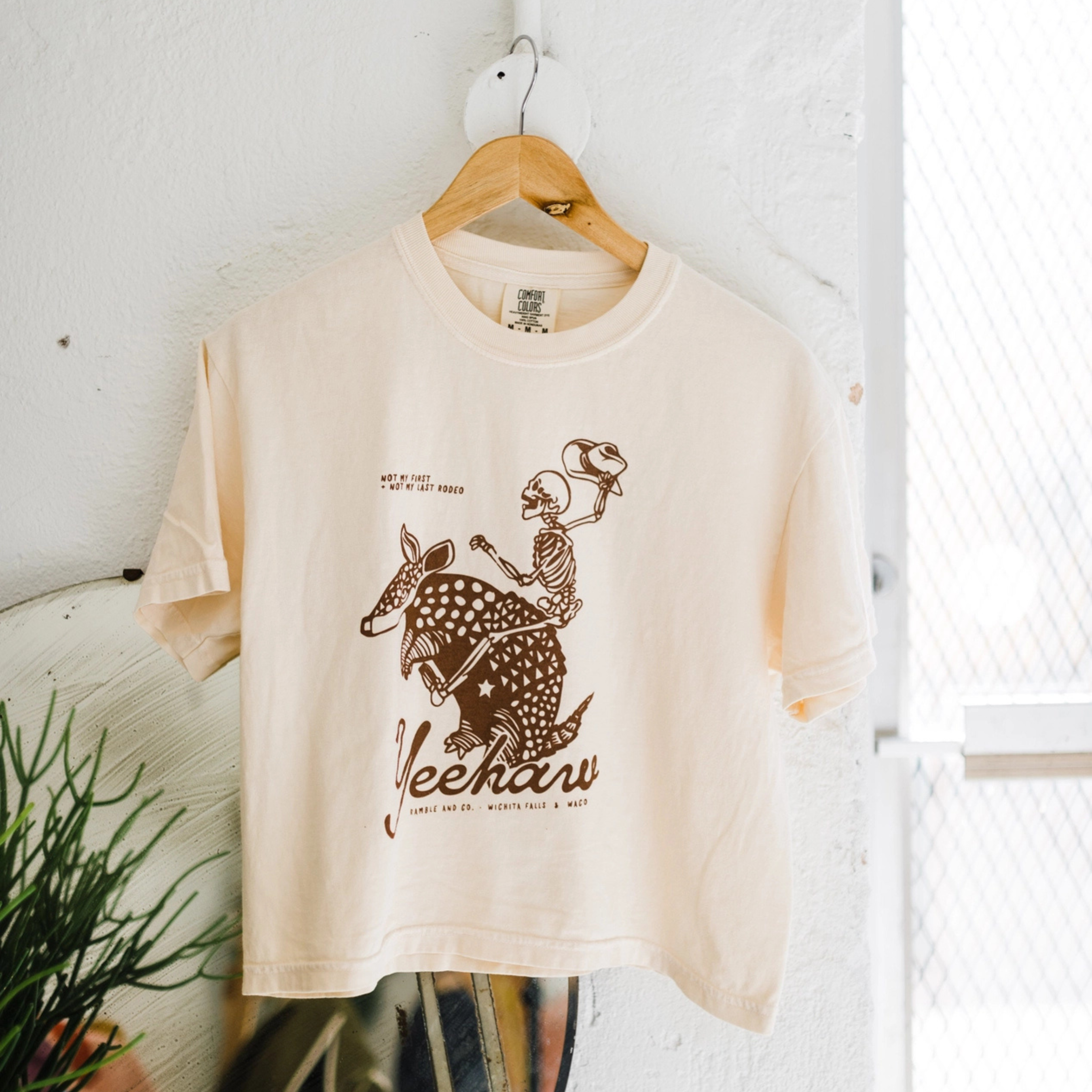 Yeehaw Boxy Cropped Tee