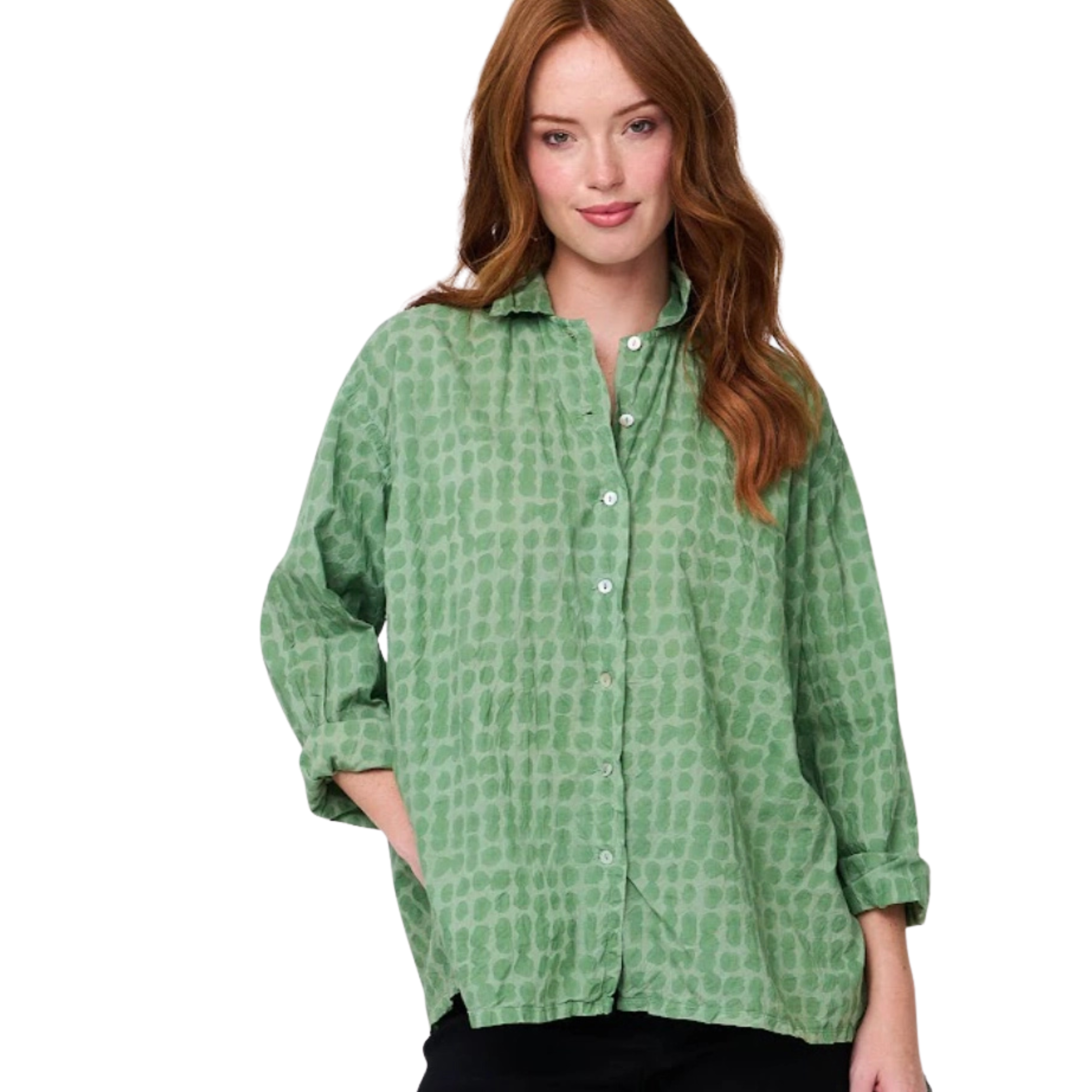 Watercress Boyfriend Shirt
