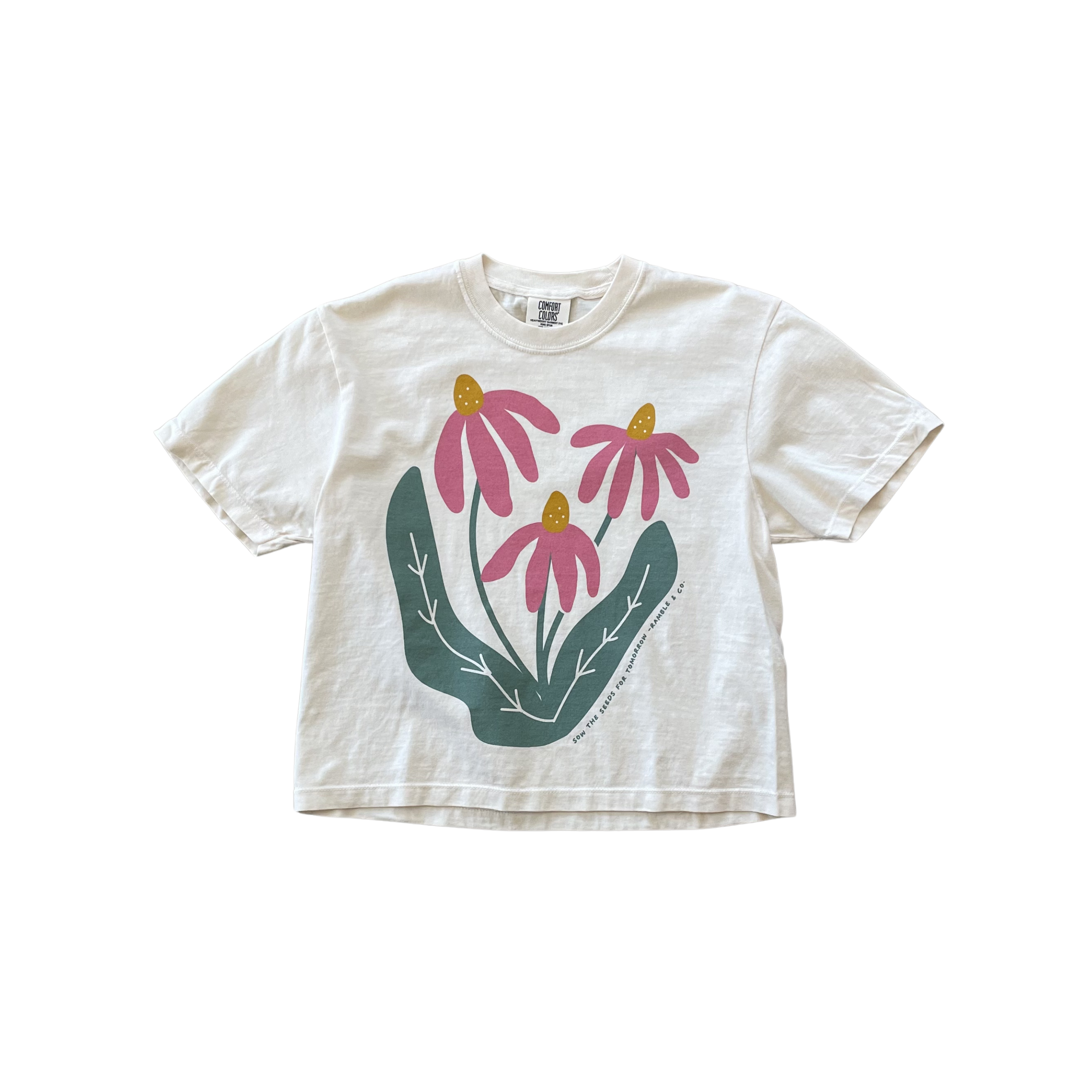 Sow the Seeds Boxy Cropped Tee