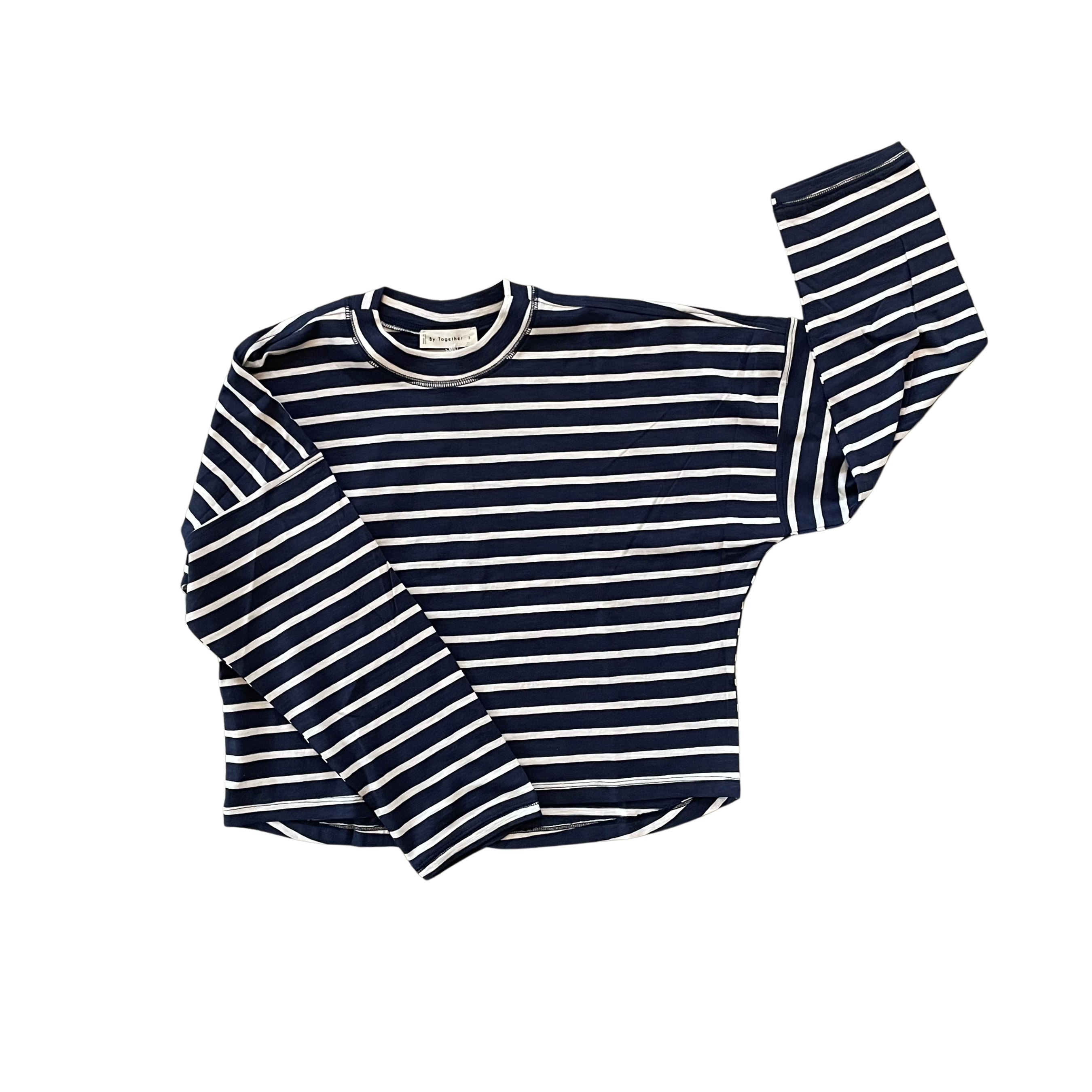 Striped Long Sleeve - Navy