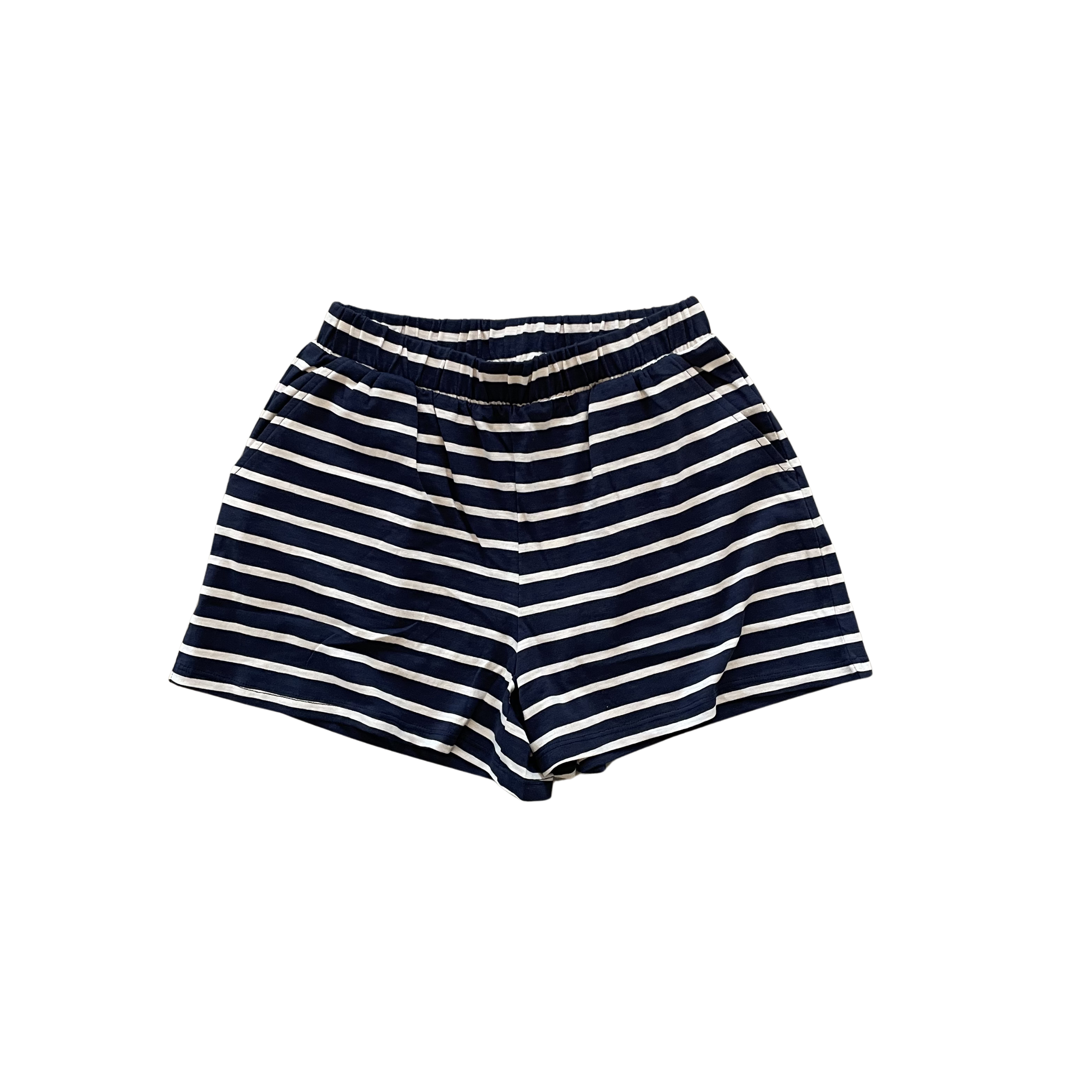 Striped Shorts - Navy