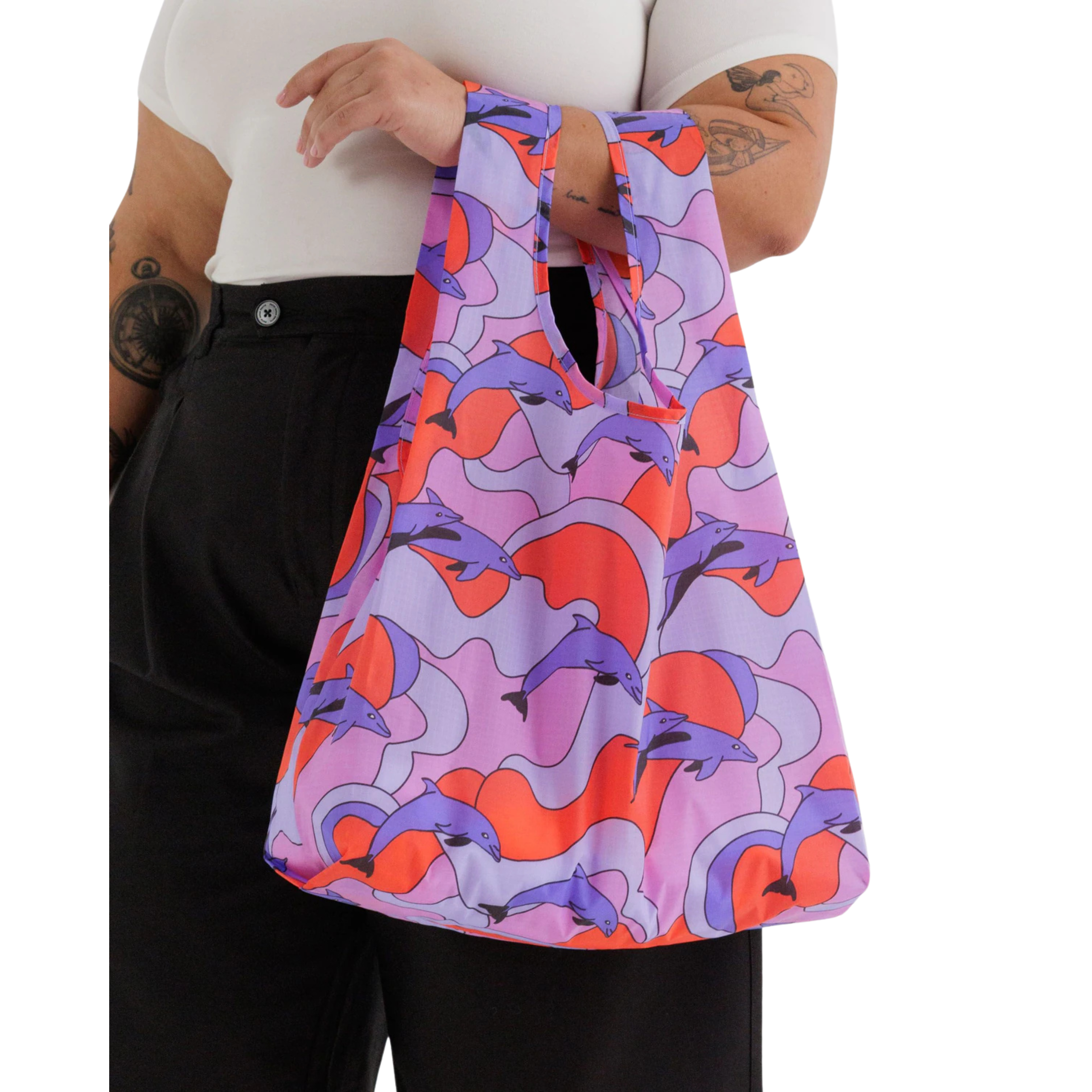 Dolphins Reusable Tote Bag