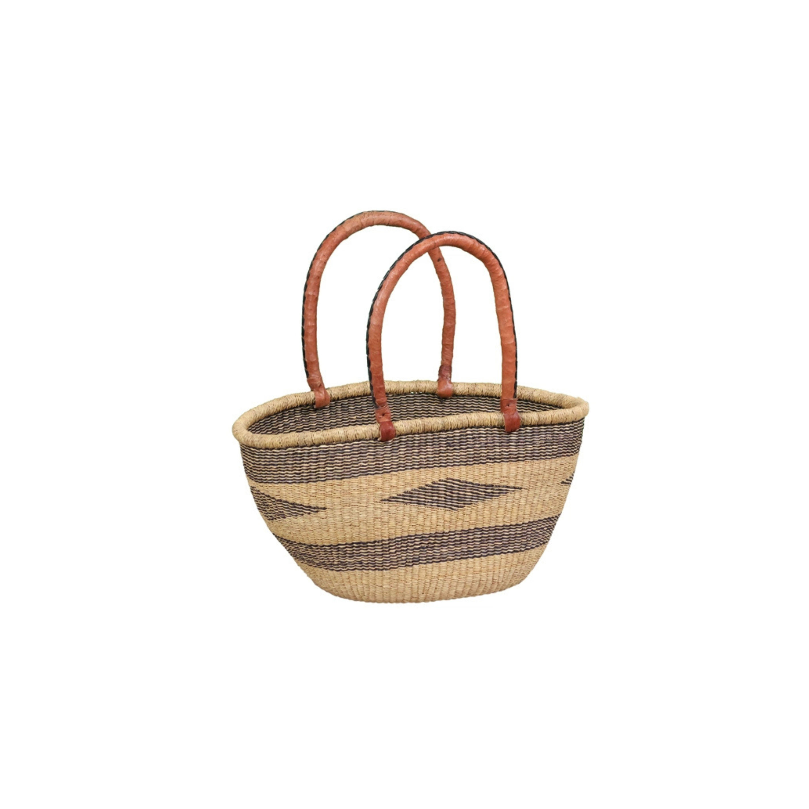 Patterned Bolga Basket