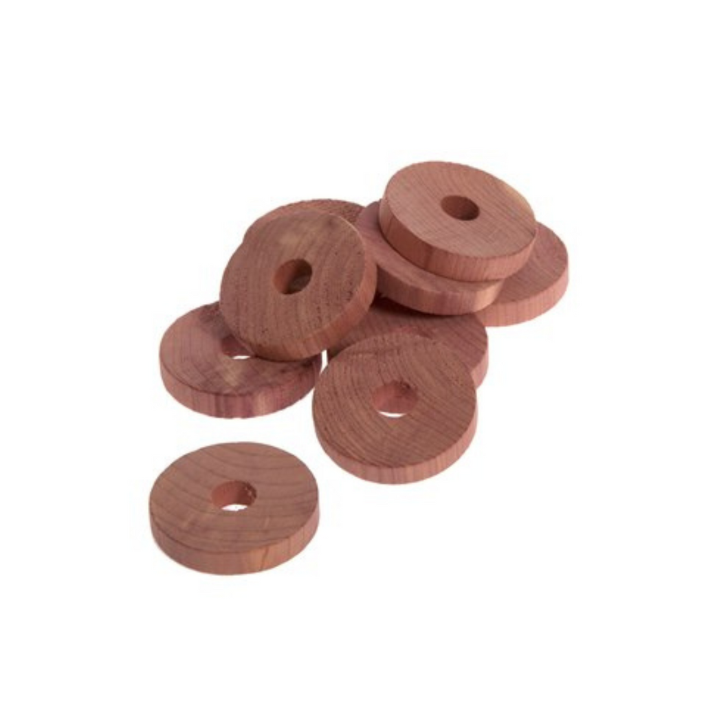 Red Cedar Discs for Linens - 10 Piece