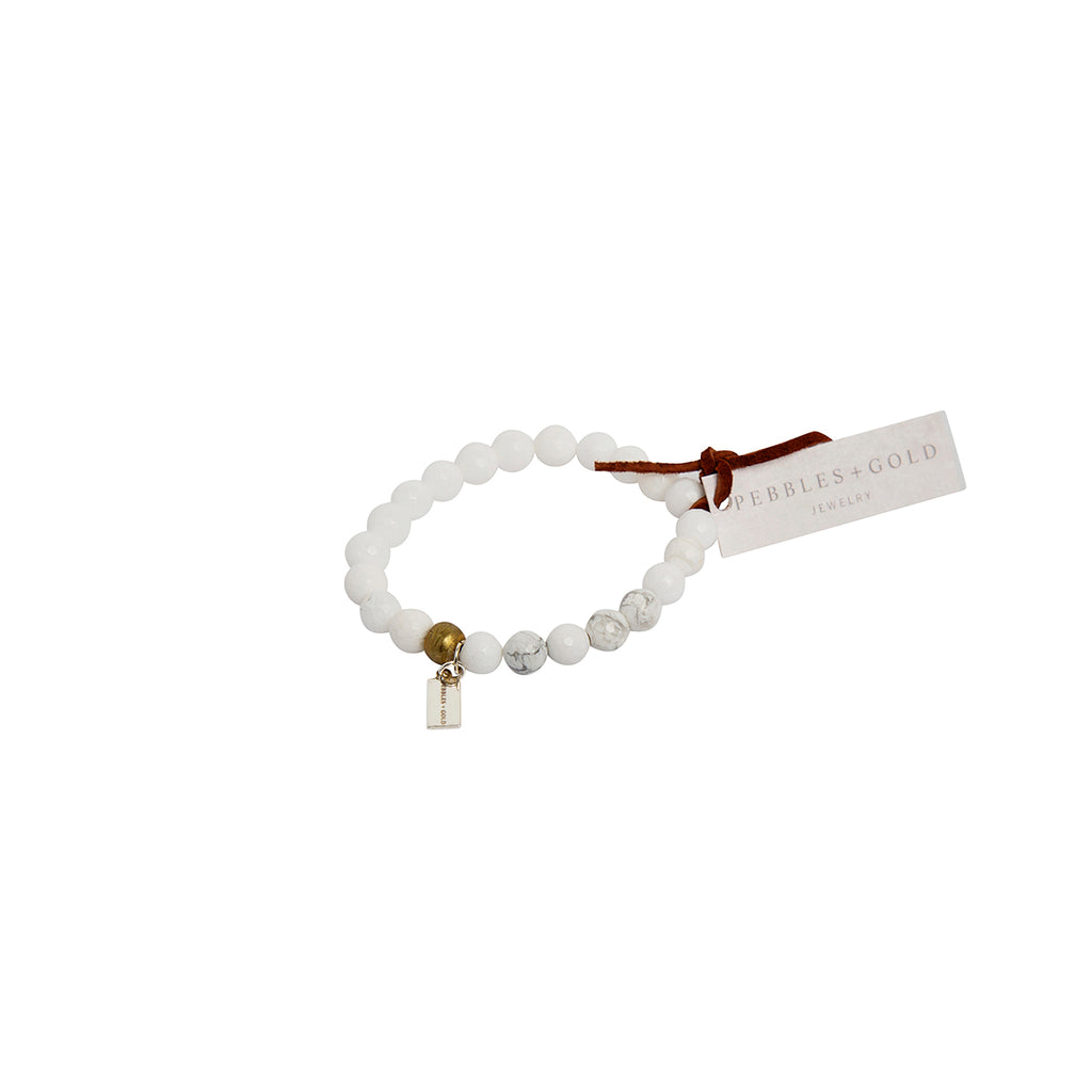 Bracelet - White Agate